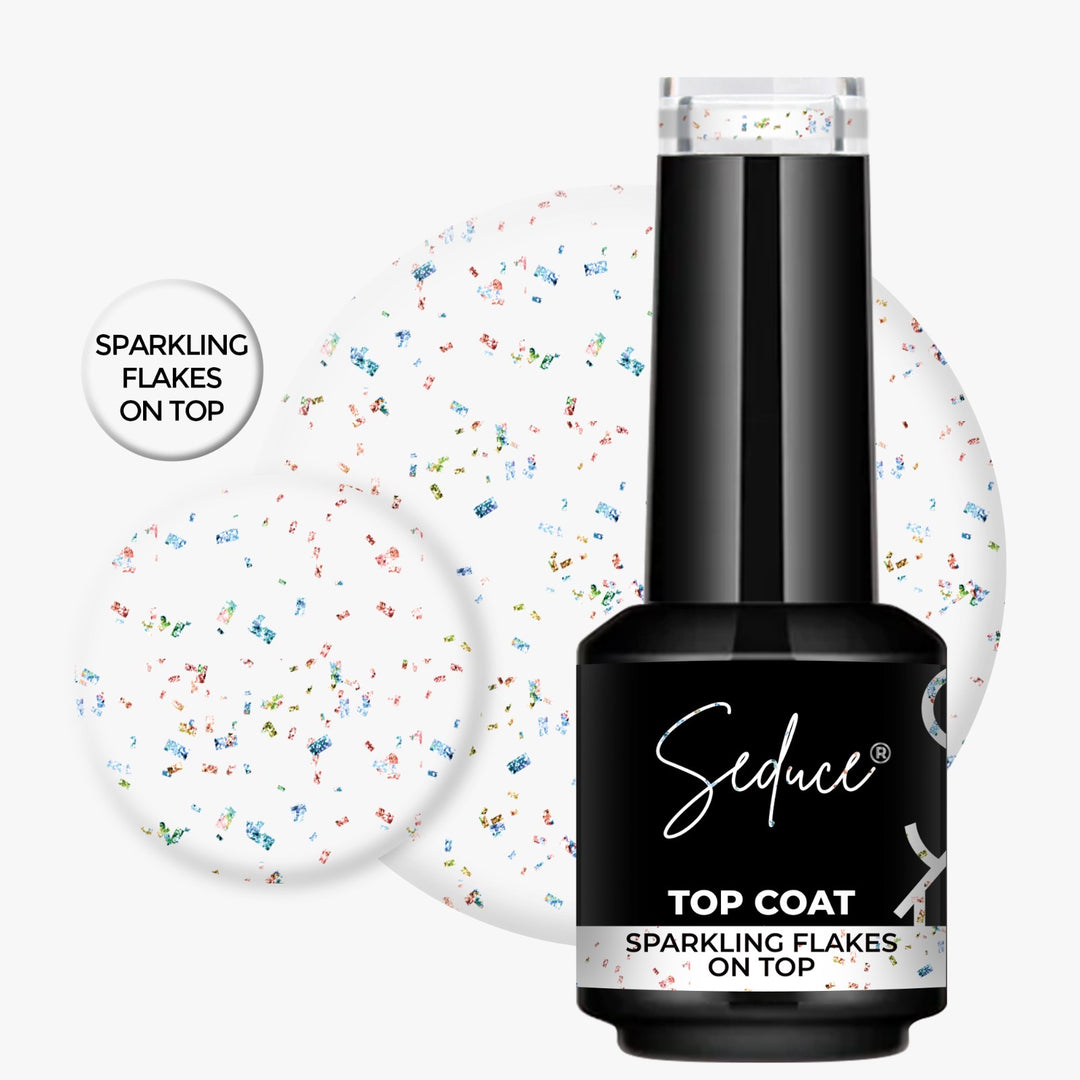 SN Sparkling flakes on top coat | HEMA Free