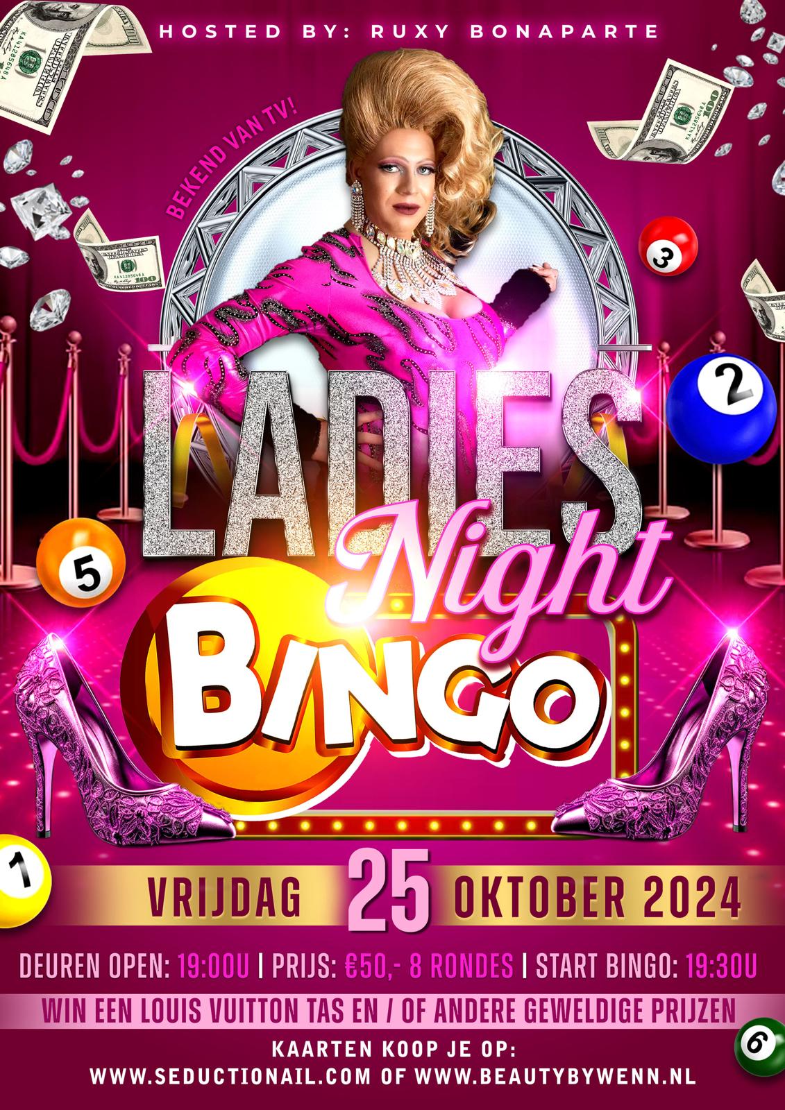 Bingo Ladies night | 25 Oktober 2024