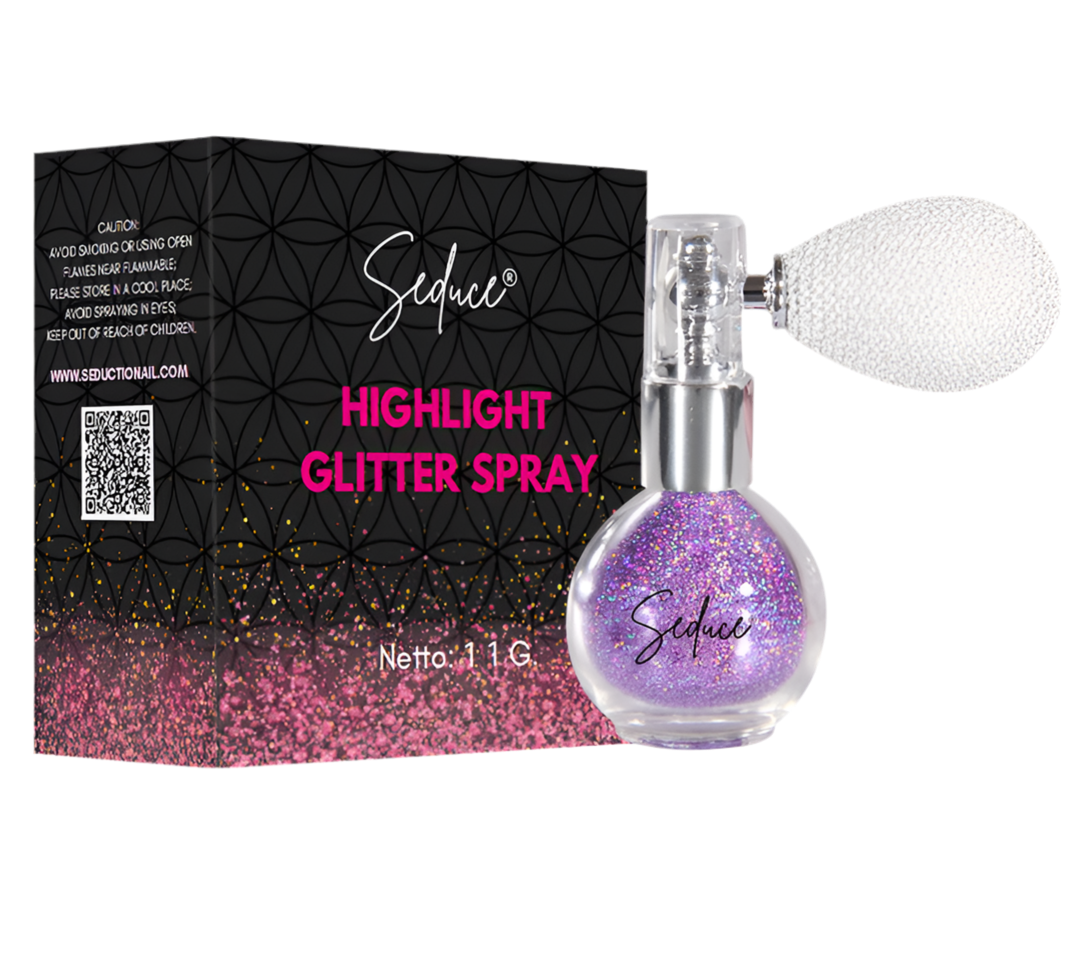 Glitter Highlight Spray - Holographic Purple