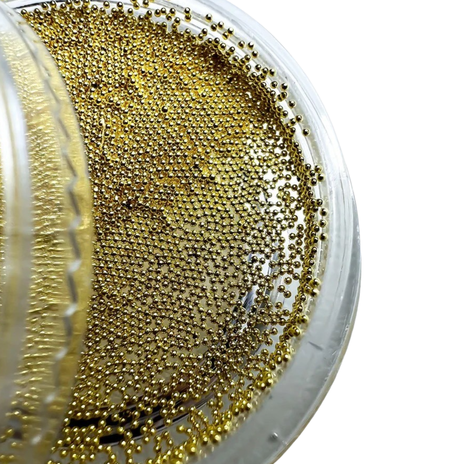 Caviar beads goud