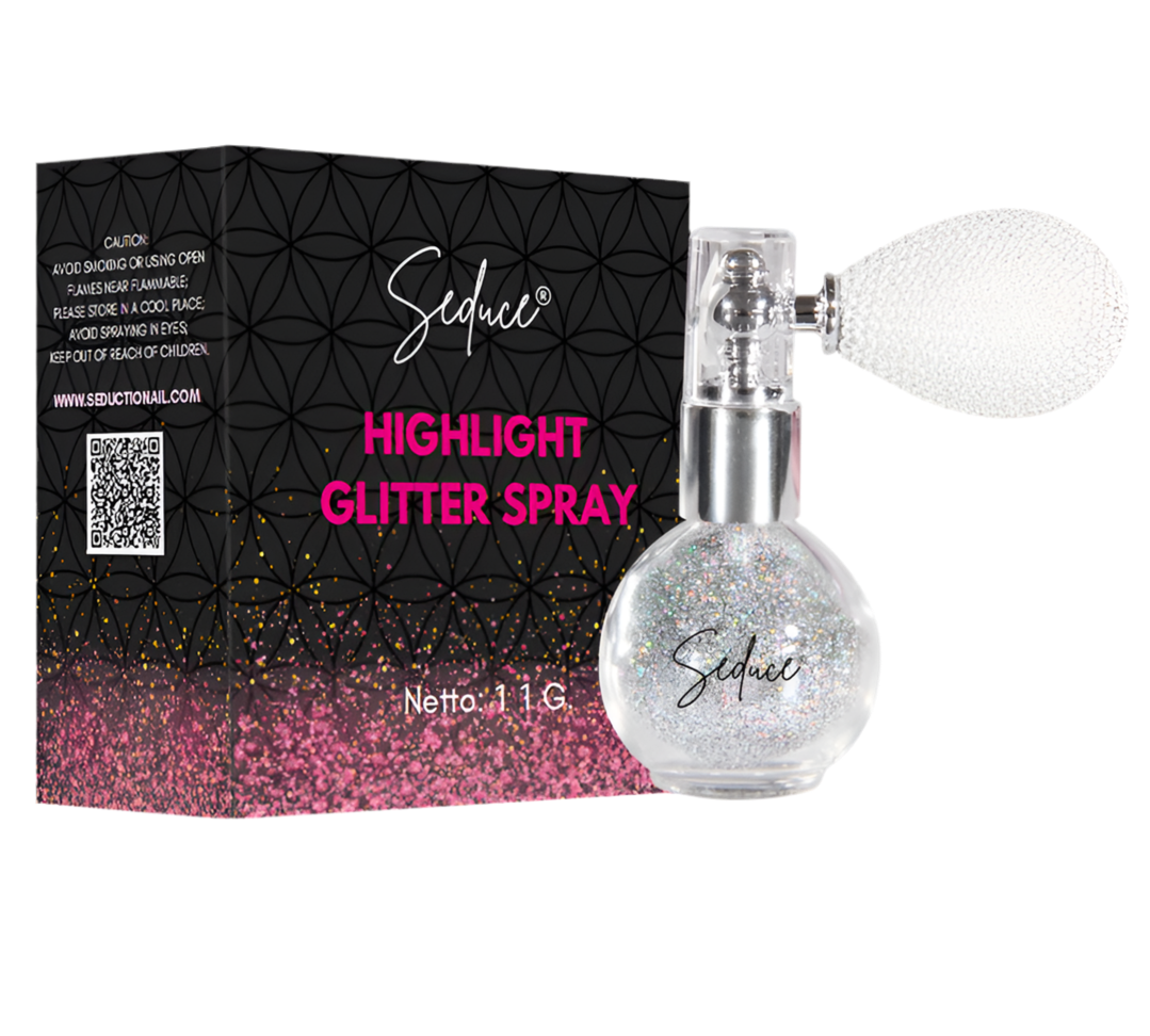 Glitter Highlight Spray - Holographic Silver