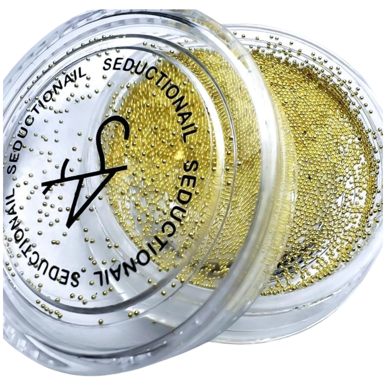 Caviar beads goud